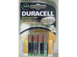 New 4 Duracell AAA 800 mAh Active charge Rechargeables
